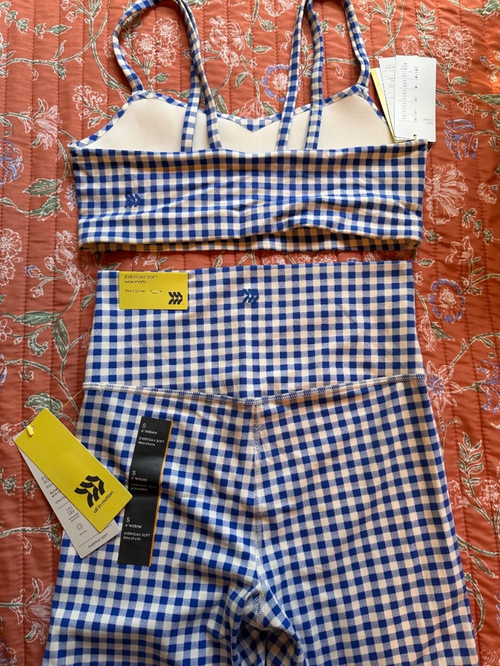 NWT All in Motion gingham set! - Picture 5 of 5